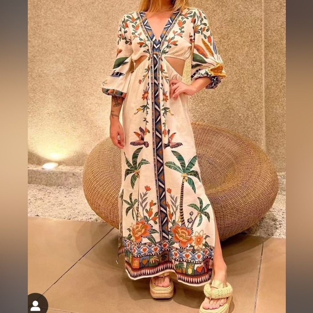 FARM Rio Floresta Chic Maxi Dress - Picture 3 of 8